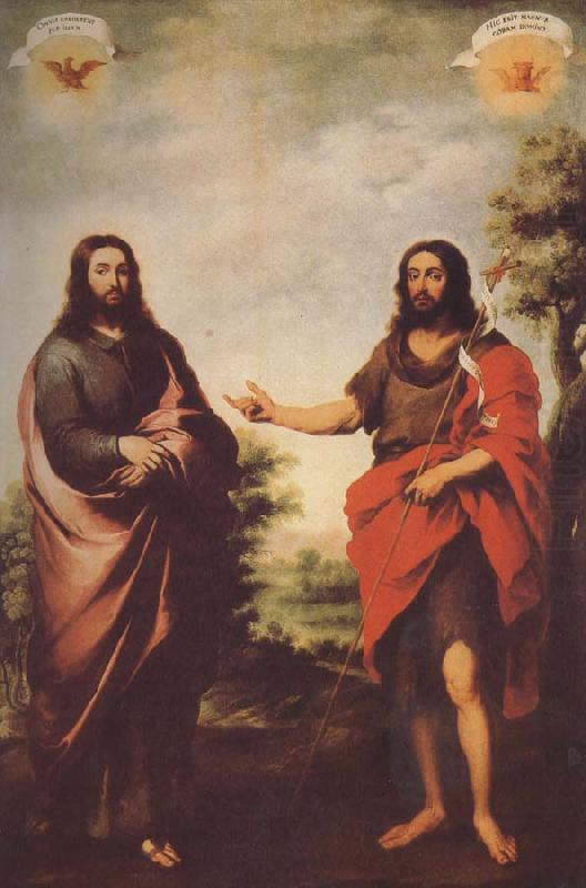 Bartolome Esteban Murillo John the Baptist to identify the Messiah china oil painting image